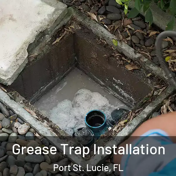  Grease Trap Installation Port St. Lucie, FL