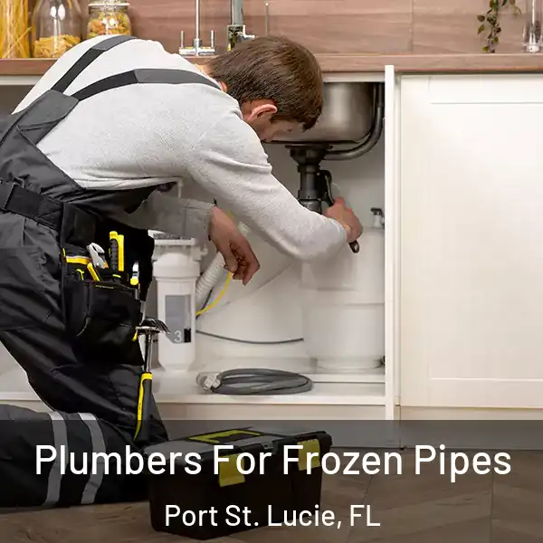  Plumbers For Frozen Pipes Port St. Lucie, FL